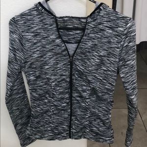 Black/grey athletic jacket